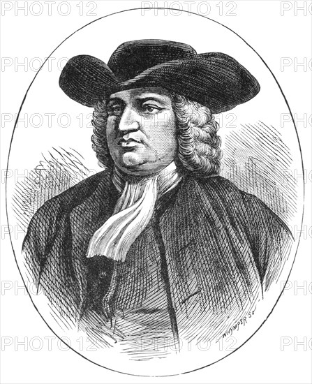 William Penn (1644-1718) was an English Quaker who founded Pennsylvania. He laid out Philadelphia in 1682 and established a liberal government in the colony.