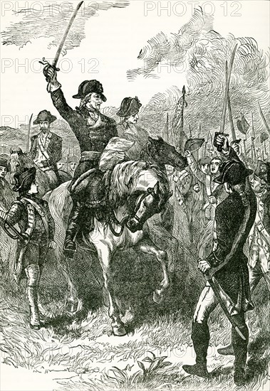 On July 9, 1776, General George Washington ordered his men to assemble precisely at six in the evening to hear the new Declaration of Independence that was adopted by Congress five days earlier. The site was New York City.