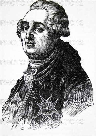 Louis XVI: king of France, 1774-1792; executed by means of the guillotine, January 21, 1793; his wife was Marie Antoinette.