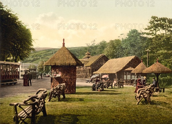 Laxey tram station.