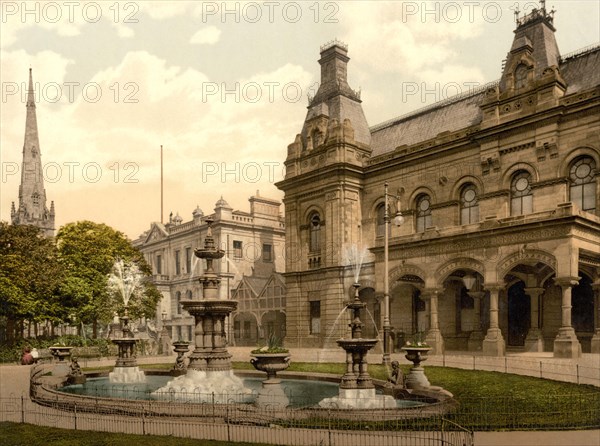 Municipal buildings.