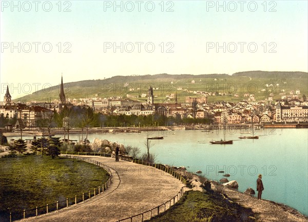 Panorama of Zurich.