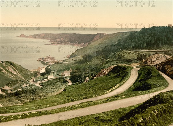 Bouley Bay in Jersey.