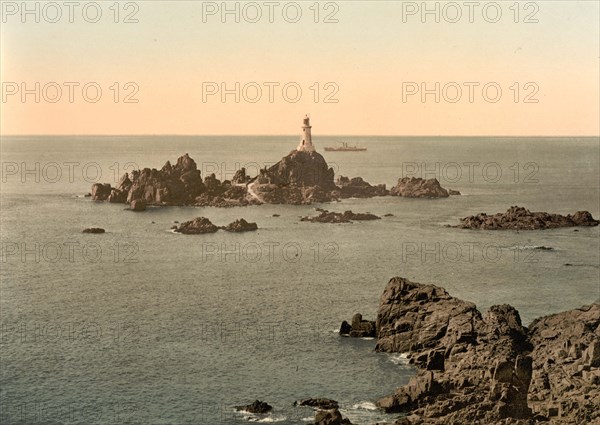 Corbierre lightbouse in Jersey.