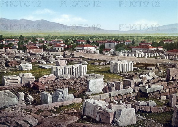 View over the excavation area of Eleusis.