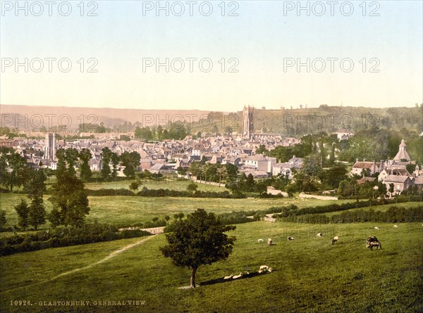 General view of Glastonbury.