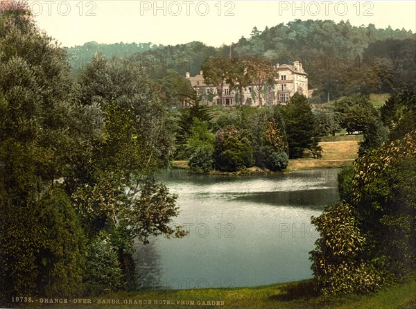 Hotels from garden.