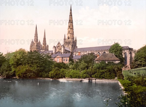 Lichfield Cathedral.