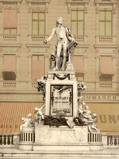 The Mozart Monument.