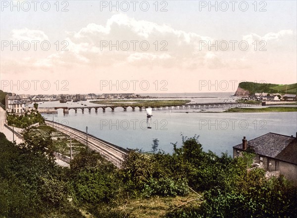 The Shaldon Bridge in Teignmouth.