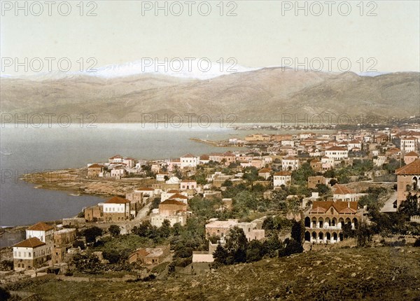 General view, the Lebanon in the distance.