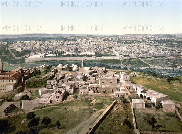 General view of Jerusalem.