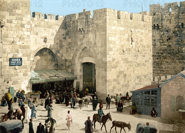 The Jaffa gate.