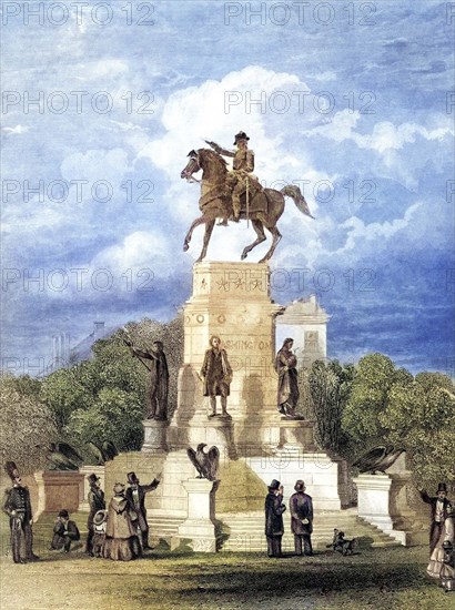 Washington-Denkmal in Richmond Virginia.