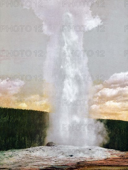 Old Faithful Geyser.