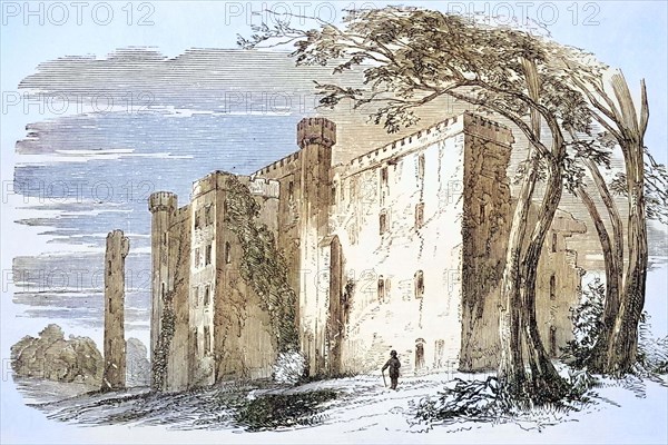 Dangan Castle County Clare Irland Aus Old England's Worthies von Lord Brougham und anderen veroeffentlicht London.