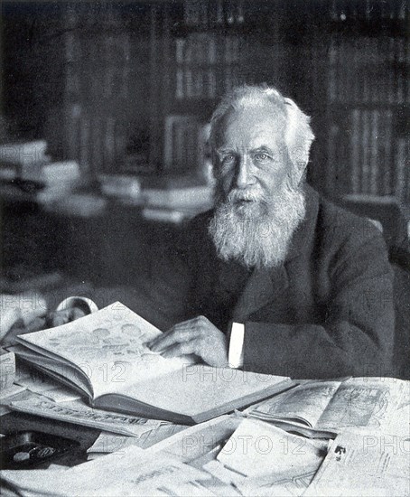 Ernst Heinrich Philipp August Haeckel (16 February 1834 - 9 August 1919) was a German physician, zoologist, philosopher, draughtsman and free thinker who, from the 1860s onwards, developed the ideas of Charles Darwin into a special theory of descent, Historic, digitally restored reproduction from an original of the time..