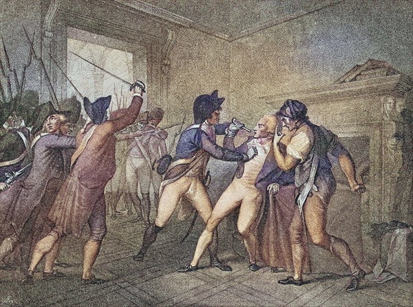 The Arrest of Maximilien de Robespierre.