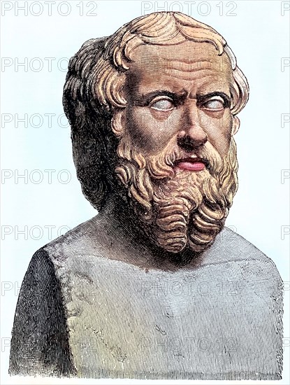 Bust of Herodotus of Halicarnassus.