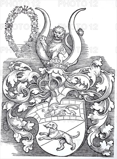 The Coat of Arms of Lorenz Staiber.