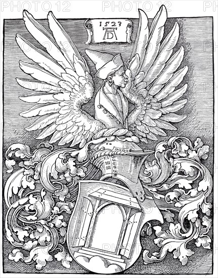 The coat of arm of Durer.