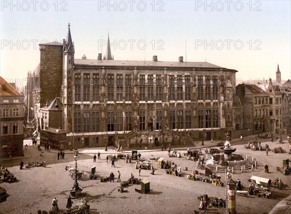 Town Hall and Market Square of Aachen