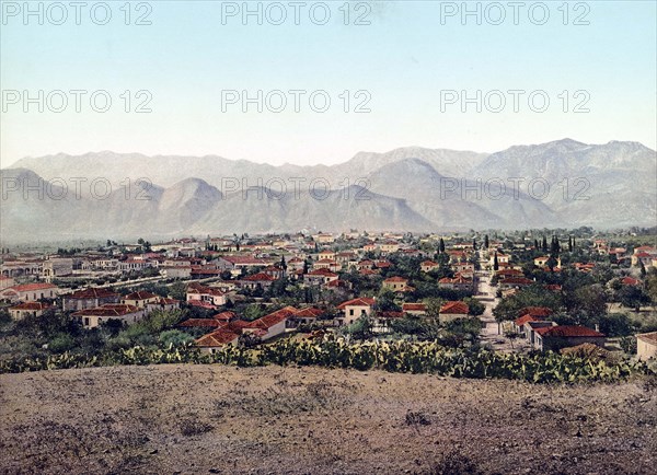 View of Sparta with Taygete