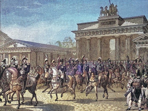 The entry of Napoleon I into Berlin