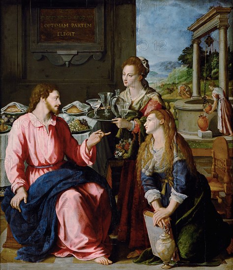 Christ with Mary and Martha