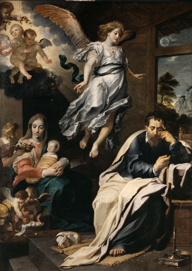 The dream of Saint Joseph