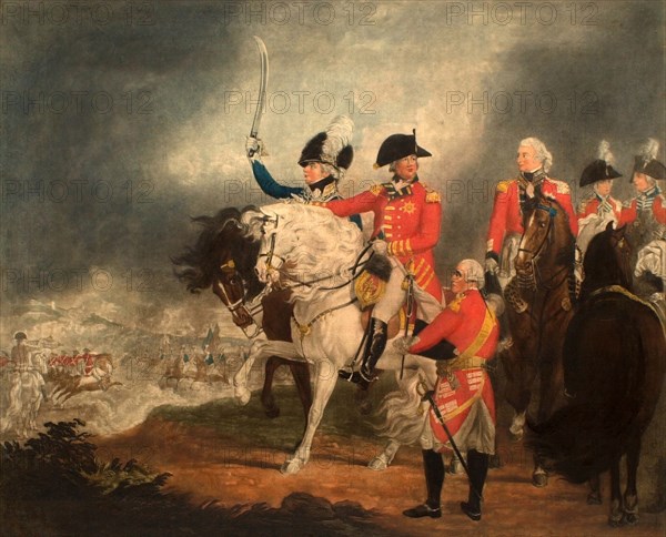 King George III inspects the Prince of Wales' Regiment