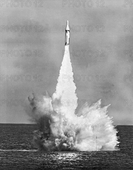 First Polaris Missile Launch