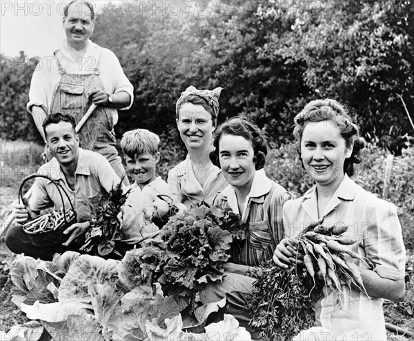 WWII Victory Garden Produce