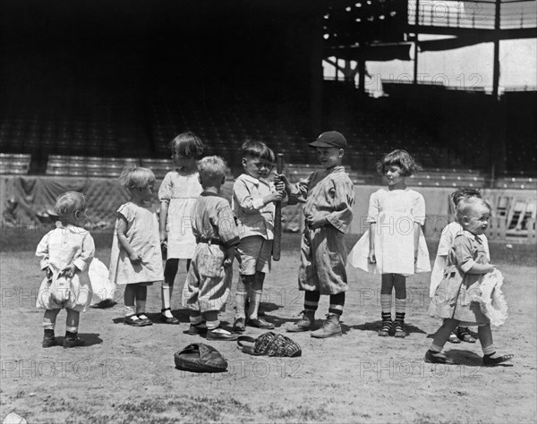 Children Picking Baseball Teams