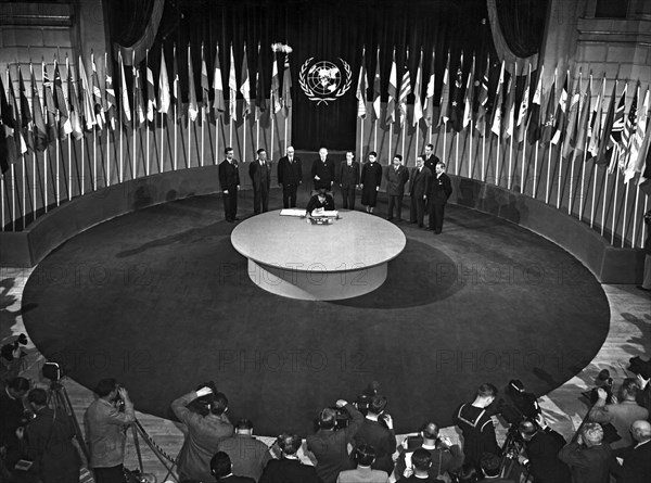 Signing The United Nations Charter