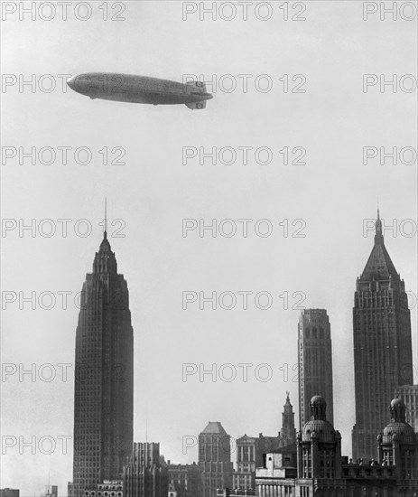 The Hindenburg Over New York City