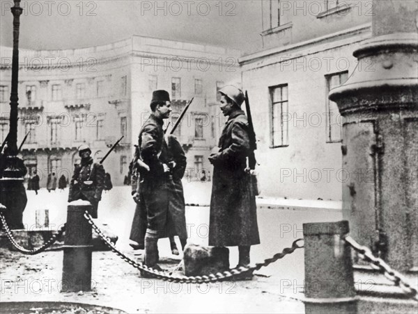 French Soldiers In Odessa