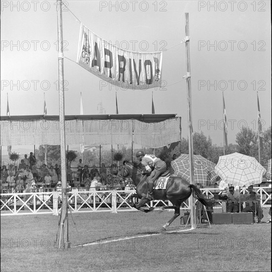 Olympic Games Rome 1960: The Modern Pentathlete Werner Vetterli.