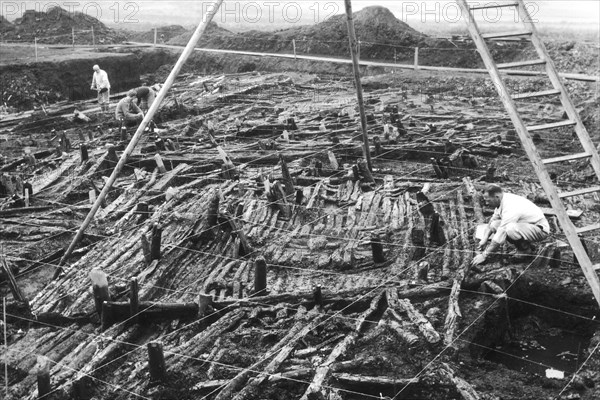 Excavation near Thayingen.