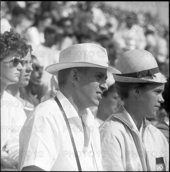 Rome 1960: Armin Hary in the olympic stadium.