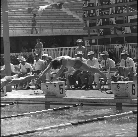 Olympic Games Rome 1960: The Modern Pentathlete Werner Vetterli.