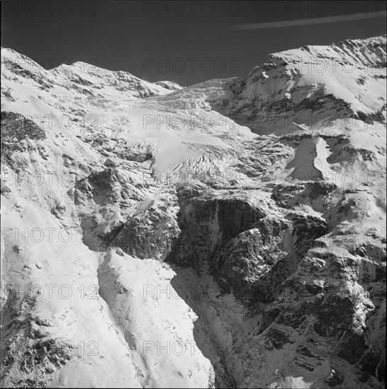 Glacier above Sion, 1970.