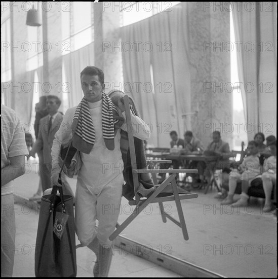 Olympic Games Rome 1960: The Modern Pentathlete Werner Vetterli.