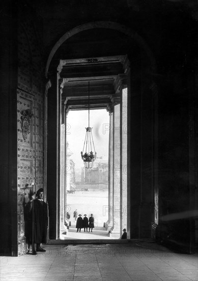 Swiss Guards at the Portone di Bronzo, 1943