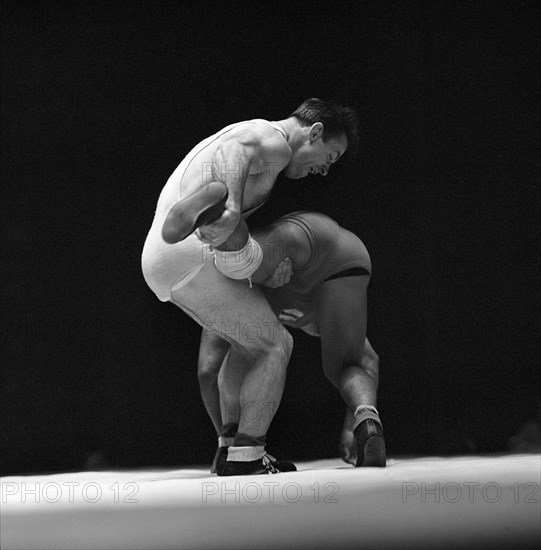 Olympic Games Rome 1960: Holzherr gegen Ferreras.