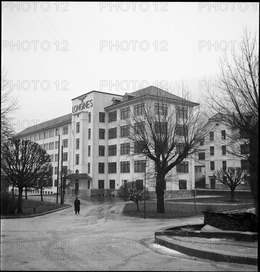 Uhrenfabrik Longines around 1965.