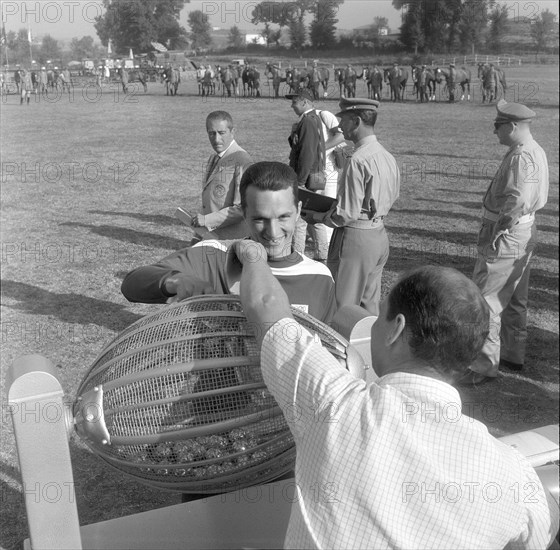 Olympic Games Rome 1960: The Modern Pentathlete Werner Vetterli.