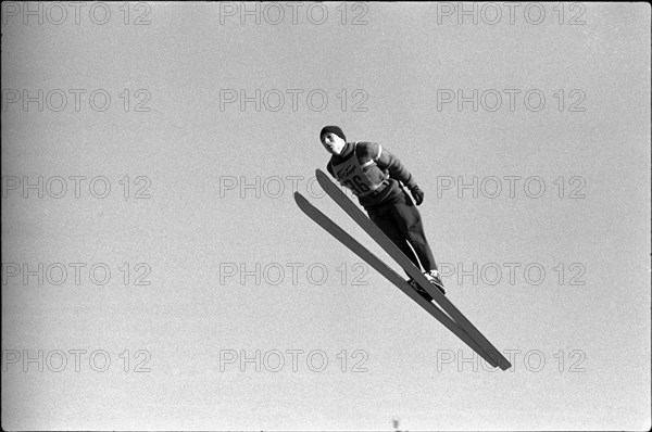 Mario Cecchinato in Oberstdorf, 1960.