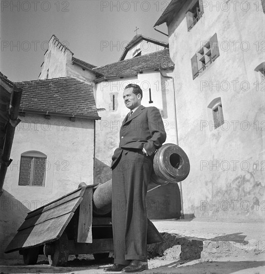 Prince Franz Josef of Liechtenstein around the forties.