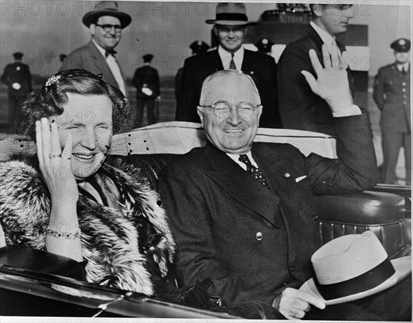 Queen Juliana and president Harry S. Truman 1952.